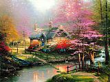 Stepping Stone Cottage by Thomas Kinkade